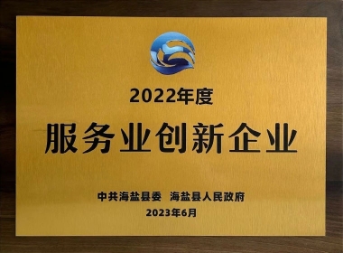2022年度服務(wù)業(yè)創(chuàng)新企業(yè)