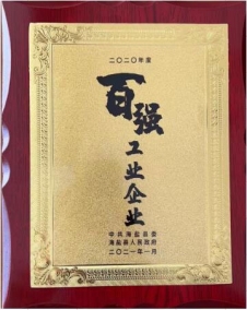 2020年度百?gòu)?qiáng)工業(yè)企業(yè)
