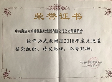 2018年度先進(jìn)基層黨組織