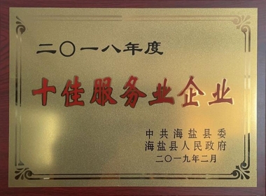 2018年度十佳服務(wù)業(yè)企業(yè)