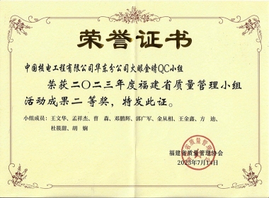 2023年度福建省質(zhì)量管理小組活動(dòng)成果二等獎(jiǎng)-火眼金睛QC小組