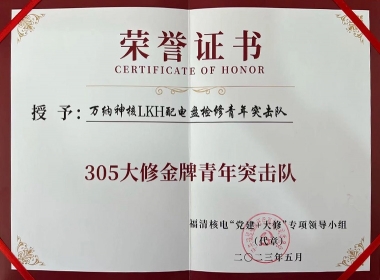 305大修金牌青年突擊隊(duì)
